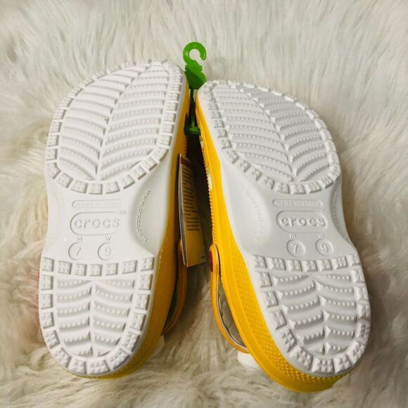 CROCS x McDonald's Birdie Classic Clog Men's Sandals Yellow Size 7 NEW - Picture 10 of 10
